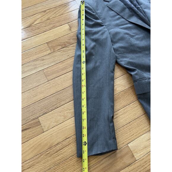 BLACK LABEL Ralph Lauren Wool Blazer Grey Size 42R Sport Coat Notch Lapel - Picture 9 of 14